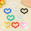 6Pcs Mosaic Heart-Shaped Pixel Heart-Shaped Car Window Decoration Waterproof Headlight And Taillight Decoration Stickers