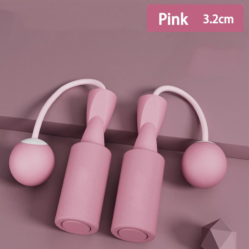 1pc Heavy Cordless Skipping Rope Fitness Jump Rope with Big Ball Suitable for Household Indoor Active Fat Burning