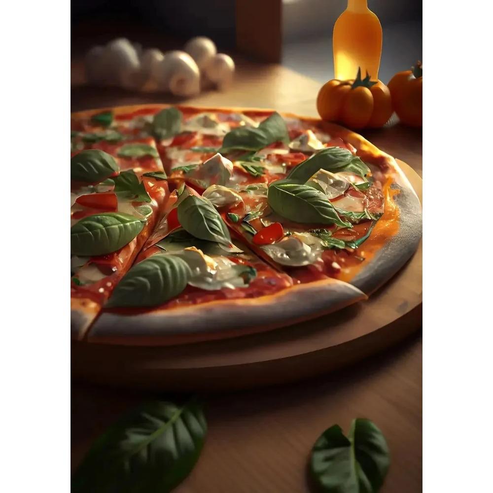 Delicious Pizza Wall Art Poster Healing Temptation Food Canvas Prints Painting Restaurant Kitchen Living Room Home ation