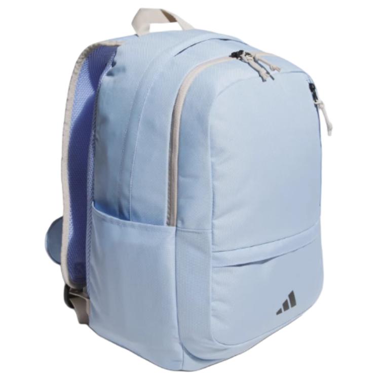 Adidas Recycled Polyester Backpack Unisex Glossy Finish Blue Adidas JY4768