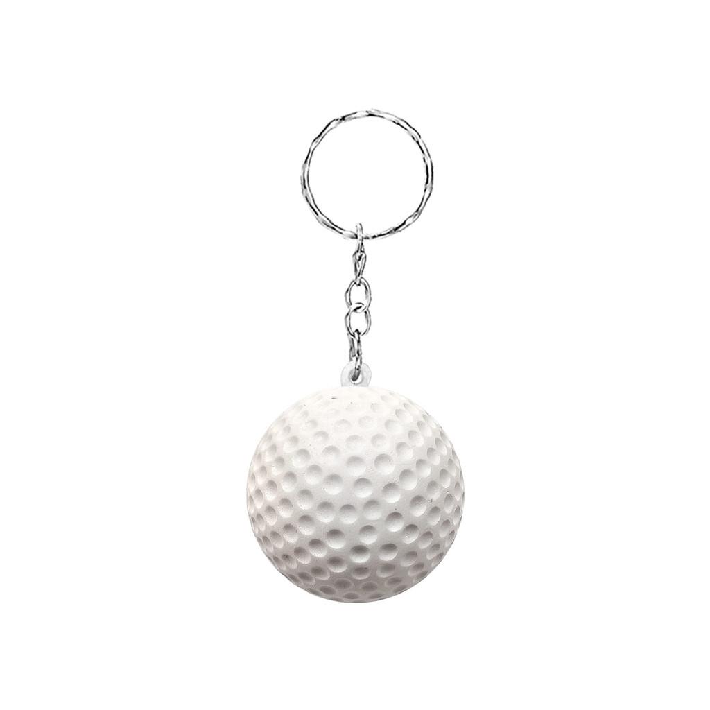 Pu Foam Basketball Keychain Toy For Children Kids Stress Relief Bag Accessory