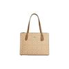 Nina 36 Classic Monogram Multifunctional Pocket Magnetic Closure Coated Canvas Smooth Leather Tote Shopping Handbag Large Women Tote CL399-IMNLJ