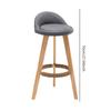 Bar Stool Counter Height Barstool Chair for Backrest Tables Kitchen