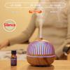 Wood Grain Aroma Diffuser Ultrasonic Humidifier Ancient Charm Essential Oil Fragrance Machine for Bedroom Household