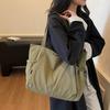 Casual Canvas Class Commuter Tote Bag Women's Large Capacity Autumn and Winter Versatile Today Popular Shoulder Bag