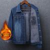 Men's Trendy All-Match Thick Winter Warm Velvet-Lined Denim Jacket