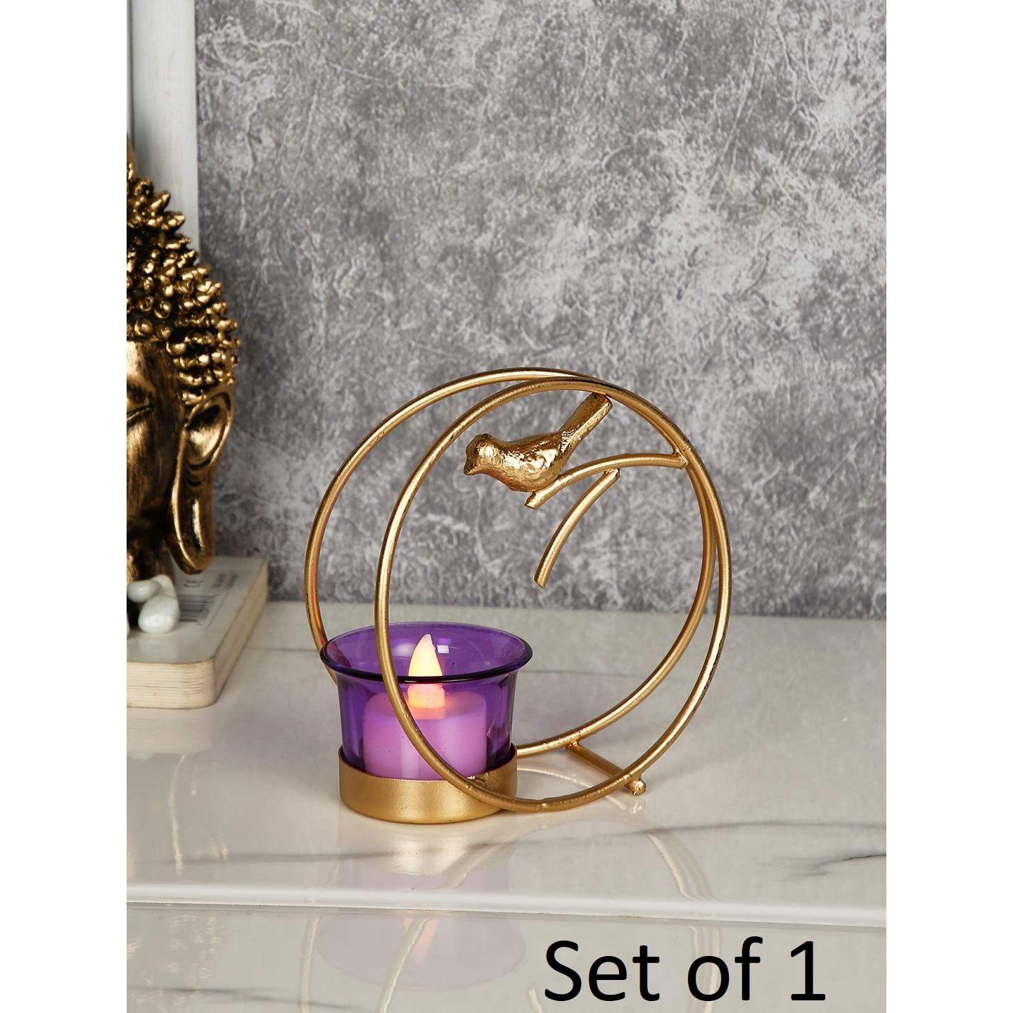 

Подсвечник для чайной свечи для украшения дома на Дивали, подарочные товары, железная птица, подставки для чайных свечей, для столешницы, для внутреннего и наружного декора (1 коробка) set of 1