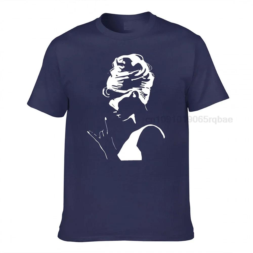 Elegant Rock Tshirt Unisexs Unisexs Tee Gift For Friend Audrey Fan T Shirt Boho Smart Actress Movie Artistic Hippie Tshirt Hipster