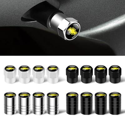 4Pcs Metal Car Wheel Tire Valve Stem Caps Rim Tyre Accessories For Trax Cruze Camaro Orlando Cavalier Corsa Volt Sonic
