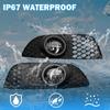Halogen Fog Lights for Mitsubishi Lancer 2007 - 2015 Front Bumper Driving Fog Lamp Assembly with Switch & Wiring Harness