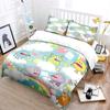 Cartoon monsters among clouds and rainbows Bedding Set for Kids Luxury Gift 3pcs Digital Print Comforter Set Soft Comfortable