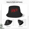 Design Unico Logo Slayer Band Metal Anni '80 Trash Metal Cappelli a Secchiello Uomo Donna Outdoor Cappelli da Pescatore Cappello da Spiaggia Cappello Boonie