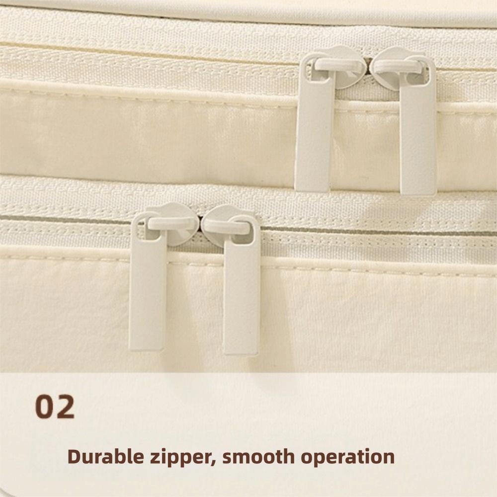 Nylon Double Layer Hair Dryer Bag Large Capacity Curling Iron Storage Bag  Hair Styling Tools