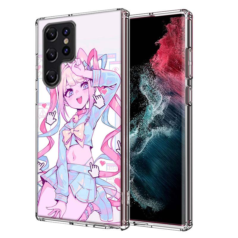 Needy Girl Streamer Overload Capa Phone Case For Samsung S26 Ultra S25 Edge Galaxy S23 S21 S20 S24 FE S22 S10 Plus Cover Clear T