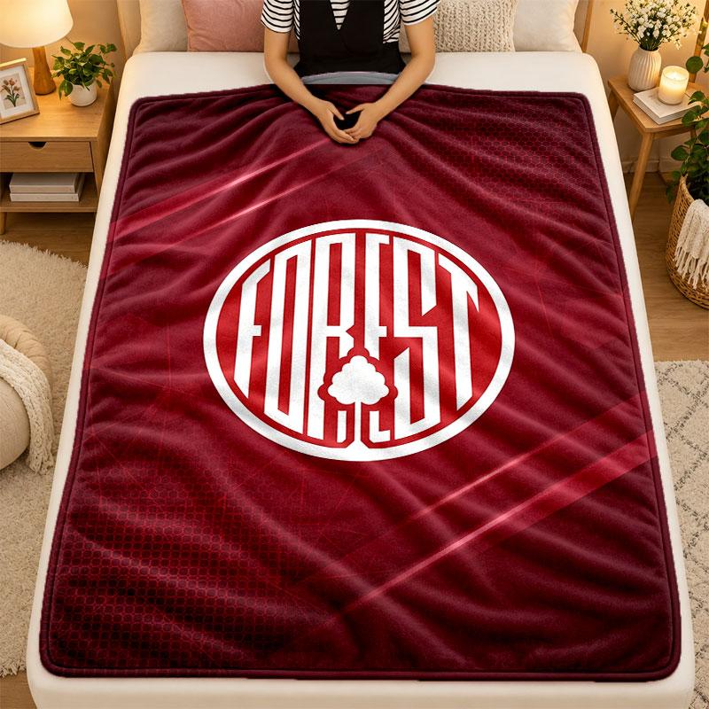 Flannel BlanketNottingham Forest Warm Soft Throw Blanket for Indoor Sofa Bed Living Room Use