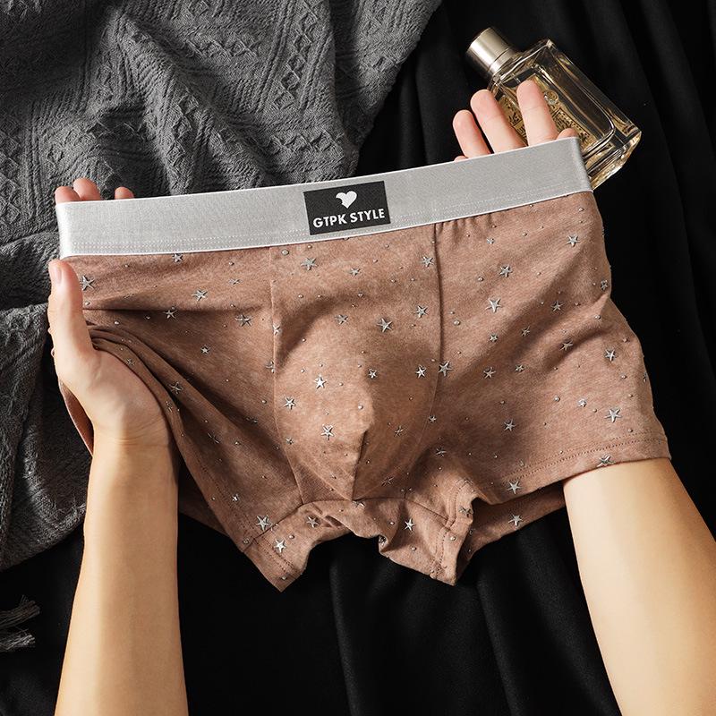 

Men s Cotton Boxer Briefs - Breathable, Mid-Rise, Plus Size, Square Leg Underpants with Loose Waistband for Summer. L