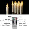 Home Decoration 10Pcs Led Flameless Candle with 4h/6h Timer Remote Candle Flashing Fake Electronic Candles for Wedding Christmas