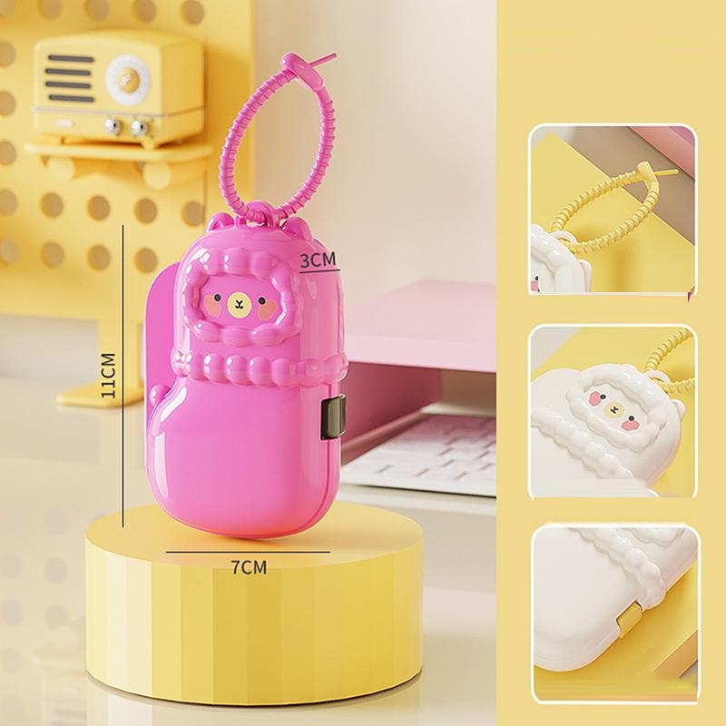 

Портативна таблетниця, Розкішна секційна коробочка для зберігання дофаміну, Багатофункціональний дорожній кулон-коробочка для прикрас C