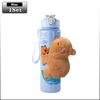 Capybara Straw Mug Cute Cartoon Portable Water Bottle with Carrying String for Kids Children Water Cup High Value Design
