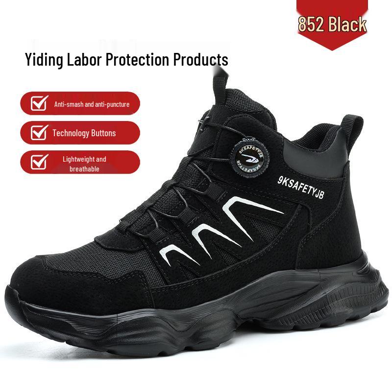All-Season Anti-Smash & Puncture-Resistant Comfort Safety Shoes for Labor Protection