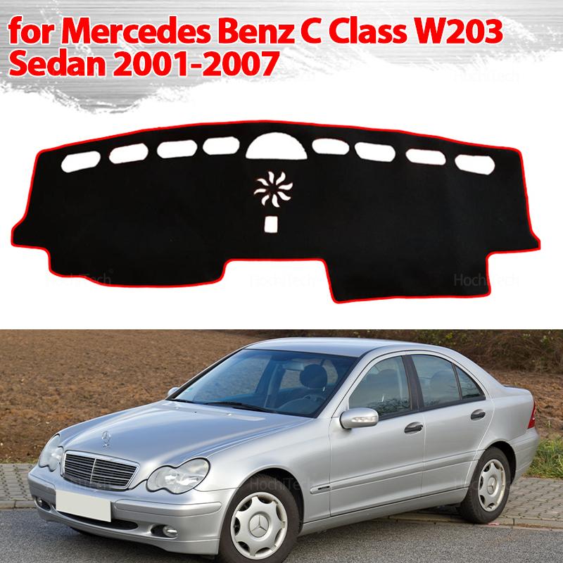 Interior Auto Car Dashboard Cover Dash Mat Board Pad Carpet Dashmat Anti-UV Mats for Mercedes Benz C Class W203 Sedan 2001-2007