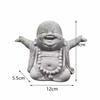 Buddha Statue Buddha Sculpture Decorative Figurine Tea Pet Ornament Sitting