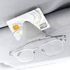 Multifunctional Eyeglass & Sunglass Holder for Car Compact & Practical Sunglass Storage Stylish Car Sunglasses Clamp