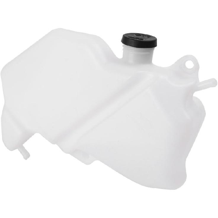 Mallofusa Motorcycle Radiator Water Coolant Reservoir Overflow Tank Replacement Compatible for Ninja ZX-6R 2009 2010 2011 2012 White