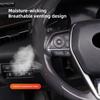3pcs Steering Wheel Cover Breathable Anti Slip Grip For Alfa Romeo Junior Tonale Giulia Stelvio 159 Mito Stelvio 147 156 Brera
