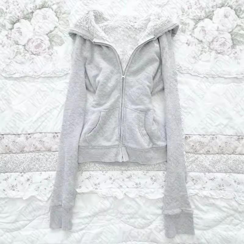 

Женское осеннее ретро пальто с вышивкой букв и меховым воротником, персонализированный приталенный худи XS