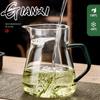 Glass Tea Pot Tea Water Separation With Crescent Filter Device Design Home Can Electric Ceramic Oven Heating Teapot
