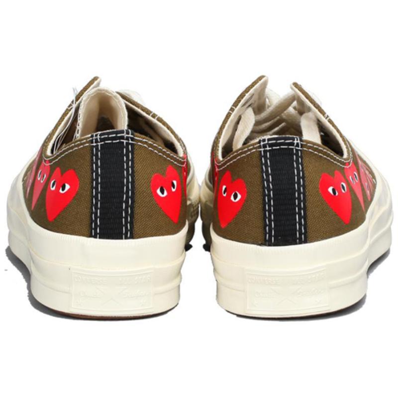 Converse Chuck Taylor All Star 70 Ox Comme Des Garcons Multi Heart Unisex Green