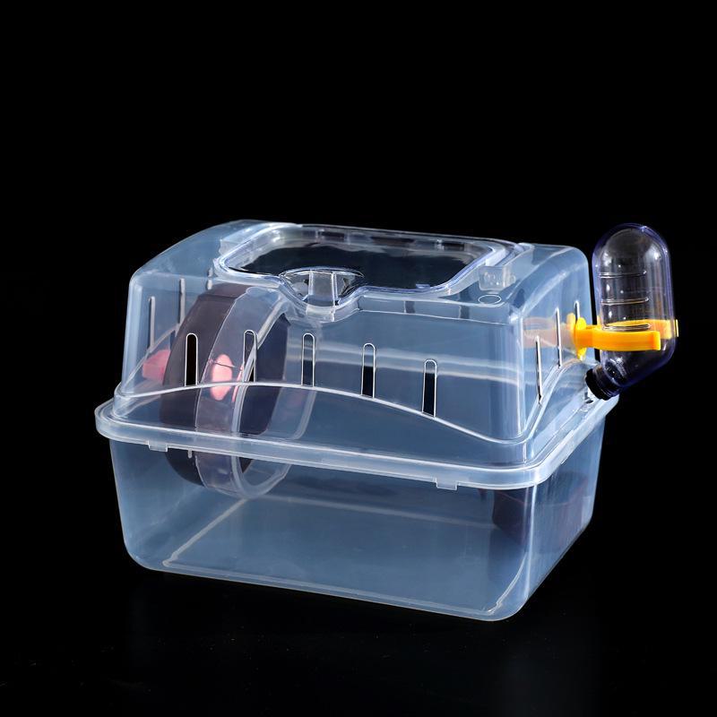 Luxury Portable Small Hamster Castle with Stairs - Golden Bear Paradise