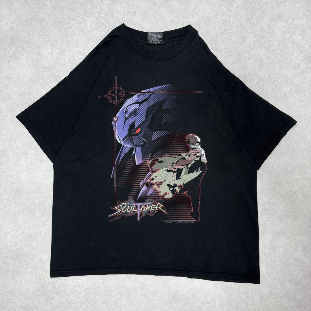 

[USED] Vintage 00s The Soul Taker Soul Hunter Short Sleeve Shirt, Anime, Manga, Black