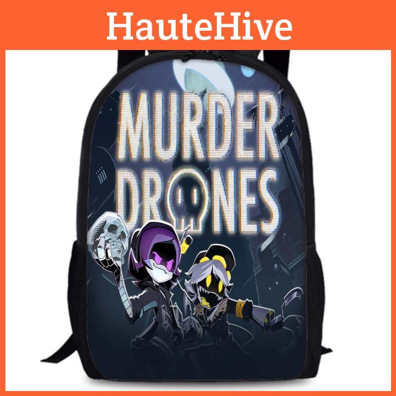Murder Drones Anime Backpack Oxford Spacious School Bags For Children Gifts