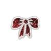 Embroidery label Embroidery patch sticker Badge logo Sequin bow English clothing accessories cloth sticker