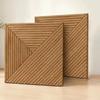 Slatted Soundproof Wall Panel Wood Grain Wall Sticker New 3D Wall Panel  Home Office