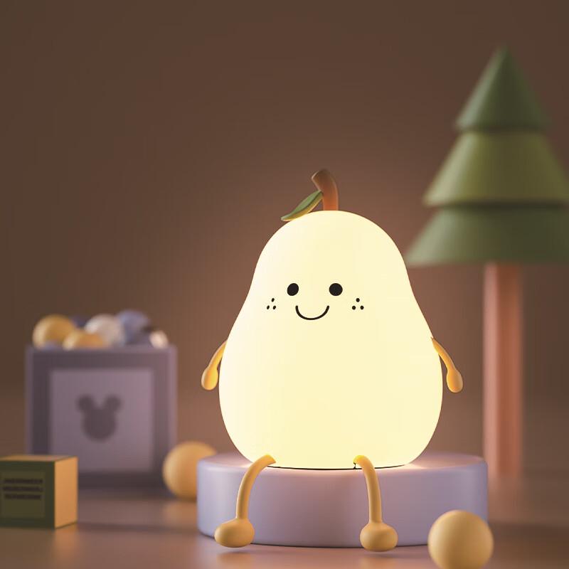 Creative Colorful Pear LED Night Light