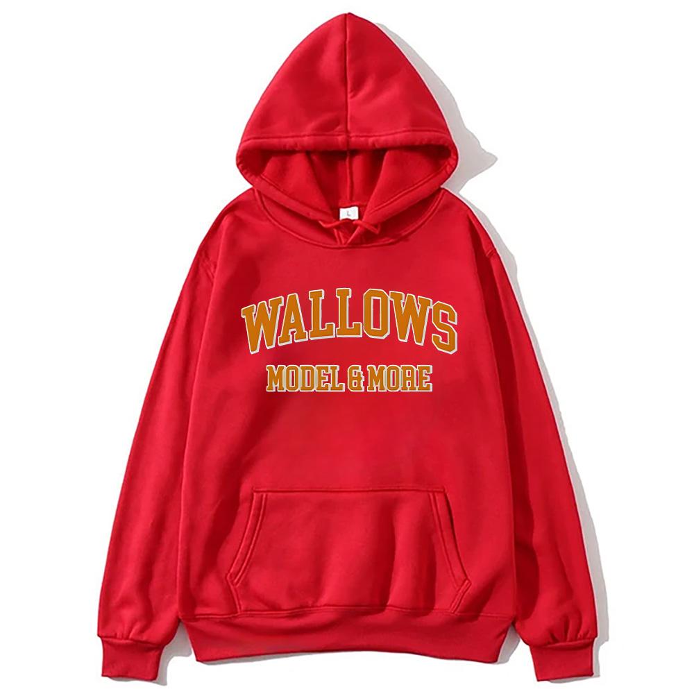 Wallows Model and More Hoodies Music Album Sweatshirts Unisex Long Sleeve Pullover High Street Women Men Loose Clothing