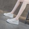 Ugly Cute Big Head Bread Shoes New Niche Versatile Casual Leather Little White Shoes Fisherman Breathable Thick-soled Biscuit Board Shoes