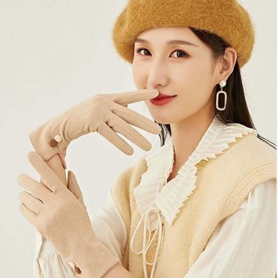 New Touchscreen Women's Warm Gloves with Warm Lining Fashion Cold Weather Gloves Touch Screens Thermal Winter Gloves