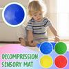 4 Stück/Set Silikon Sensorikmatte Fokushilfe Angst Stressabbau Texturierte Matte Ruhige Dekompression Runde Taktile Matte Schreibtischspielzeug