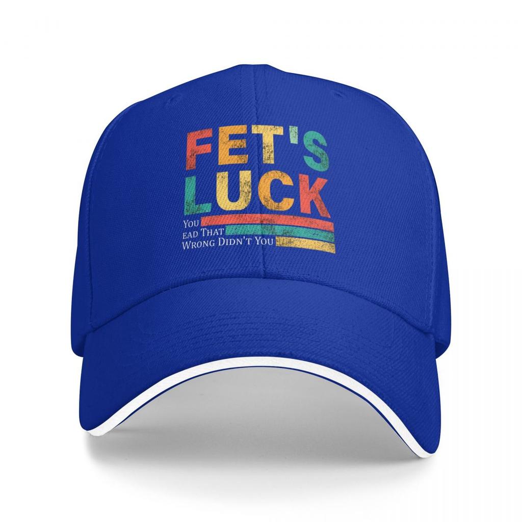 Baseball Caps Fets Luck Trendy Meme Funny Casquette FeUnisex Unisex Casual Spring Hats