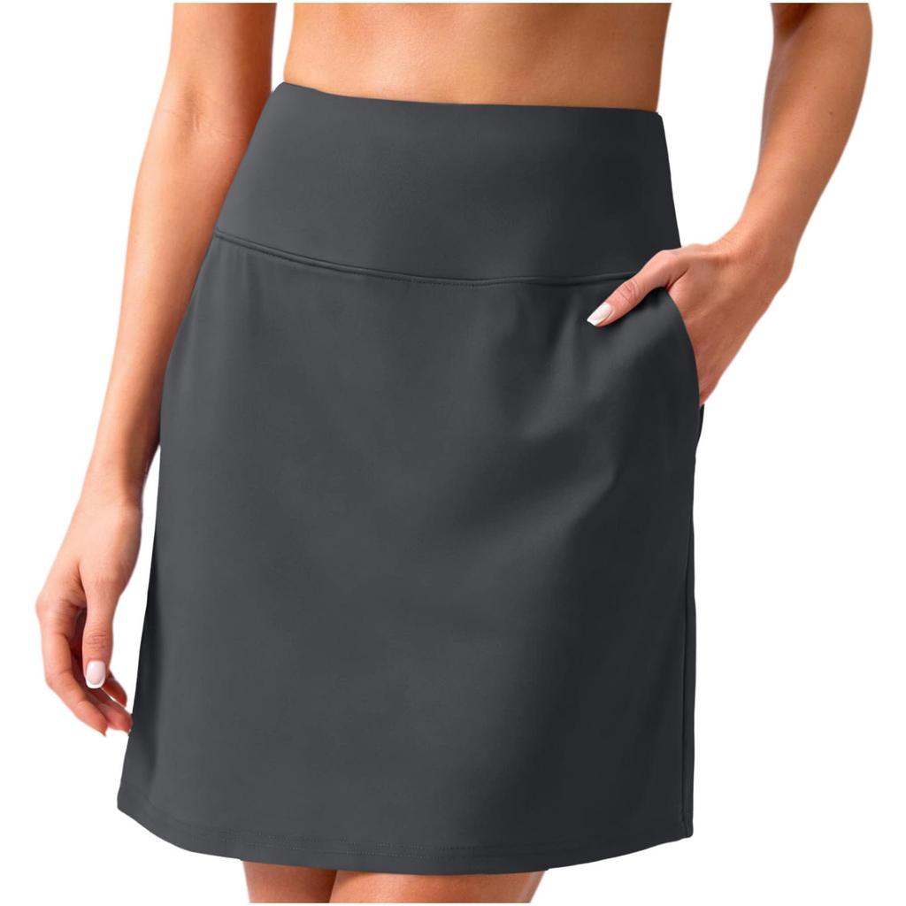 Damen Sportröcke mit integrierten Shorts Vielseitig Lässig Hoher Bund Golf Tennis Rockshorts