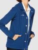 YONEX Lined Long Sleeve Wind Warmer Indigo Blue Size S Size Women's Shirt, (169), (Japan S)