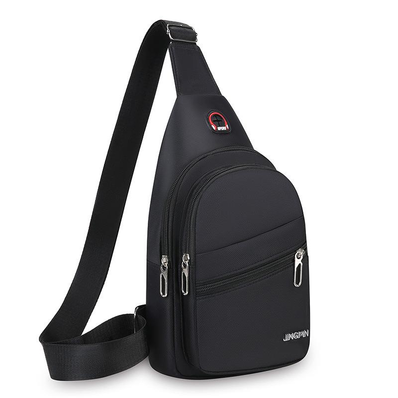 Wear Resistant Waterproof Chest Bag New Korean Student Backpack Joker Casual Crossbody Oxford Cloth Large Chest Bag