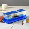 Cruise Ship Fluid Drift Bottle Hourglass Decoration Creative Boat Sea Ornaments