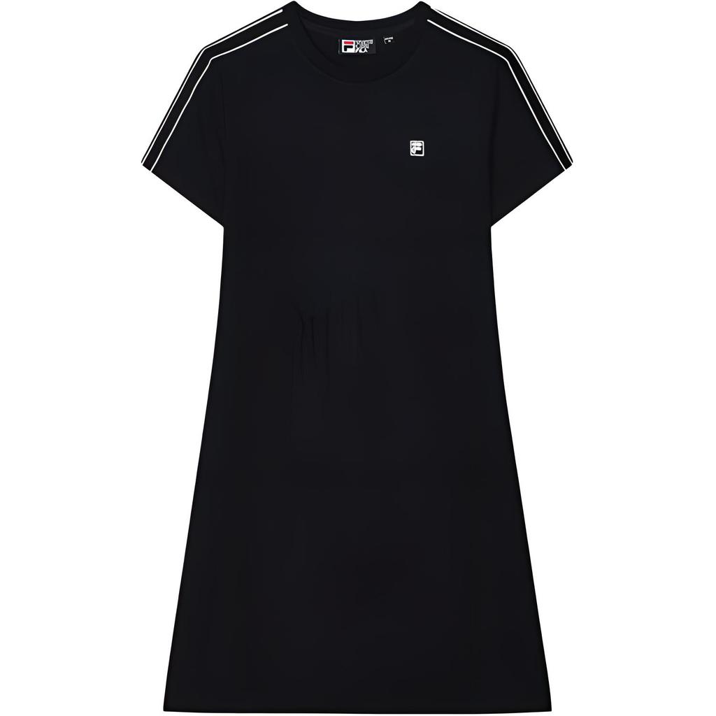New FILA Short Sleeved Dresses Women's Jet Black F51W439302F-BK