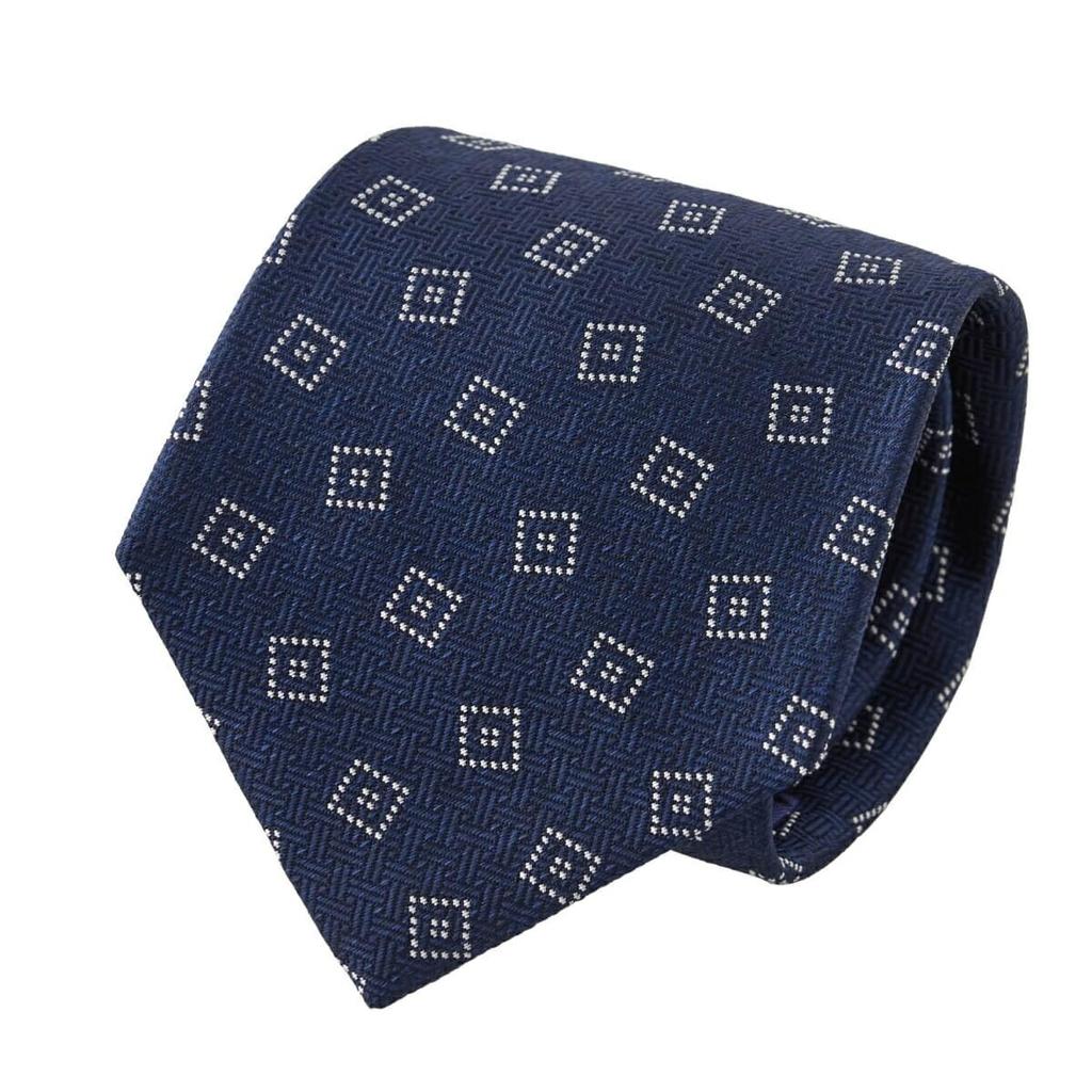 Ogier Silk Regular Yamanashi Melange Small Made in 8cm Wide Men's Tie, Pattern, Pattern, Japan, Business, Stylish,