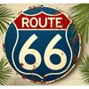 Retro Route 66 Vintage Tin Sign Garage Cafe Pub Wall Decor